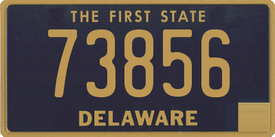 DE license plate 73856