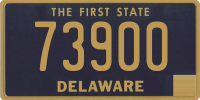 DE license plate 73900