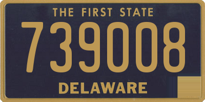 DE license plate 739008