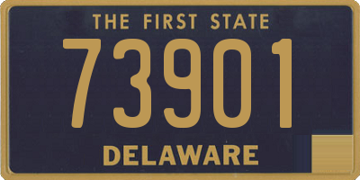 DE license plate 73901