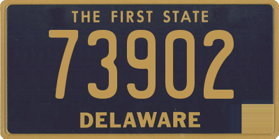DE license plate 73902