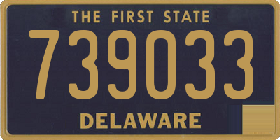 DE license plate 739033