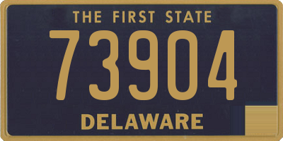 DE license plate 73904