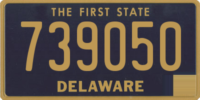 DE license plate 739050