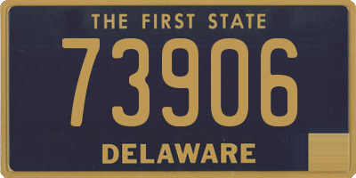 DE license plate 73906