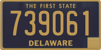 DE license plate 739061