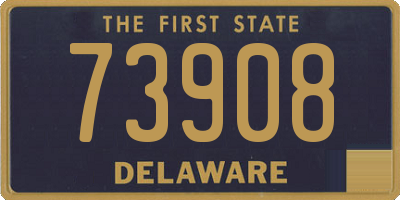 DE license plate 73908