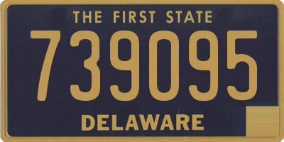DE license plate 739095