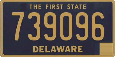 DE license plate 739096