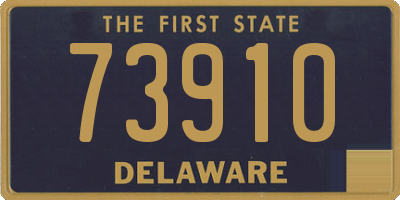 DE license plate 73910