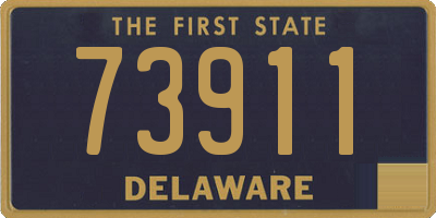 DE license plate 73911