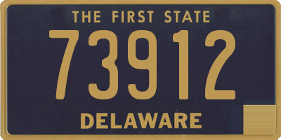 DE license plate 73912