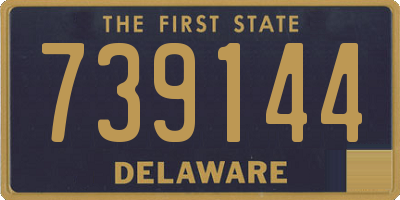 DE license plate 739144
