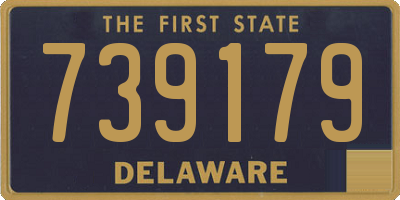 DE license plate 739179