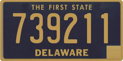 DE license plate 739211