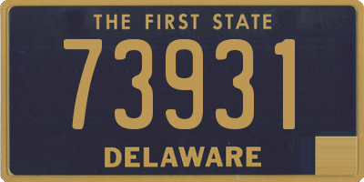 DE license plate 73931