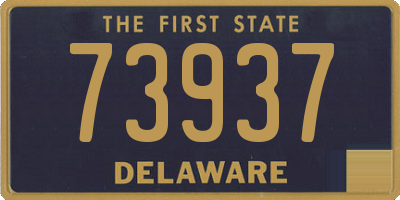 DE license plate 73937