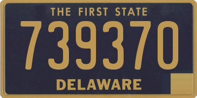 DE license plate 739370