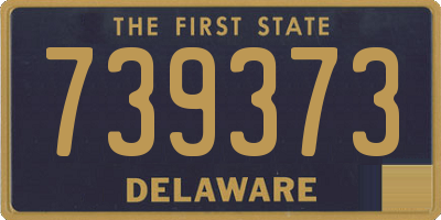 DE license plate 739373
