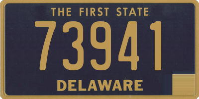 DE license plate 73941