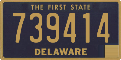 DE license plate 739414
