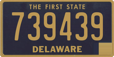 DE license plate 739439