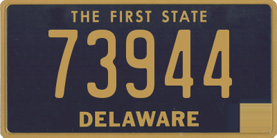 DE license plate 73944