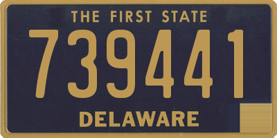 DE license plate 739441