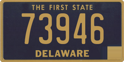 DE license plate 73946