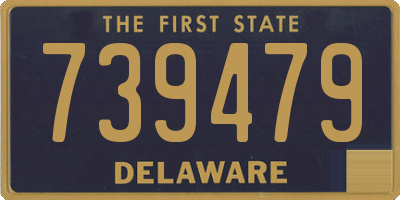 DE license plate 739479