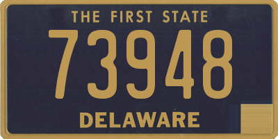 DE license plate 73948
