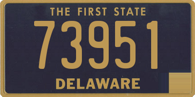 DE license plate 73951