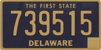 DE license plate 739515