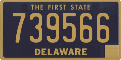 DE license plate 739566