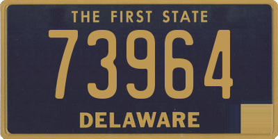 DE license plate 73964