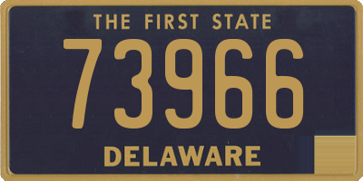 DE license plate 73966