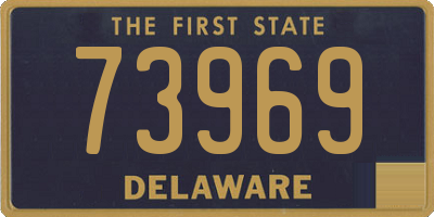 DE license plate 73969