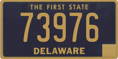 DE license plate 73976