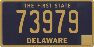 DE license plate 73979
