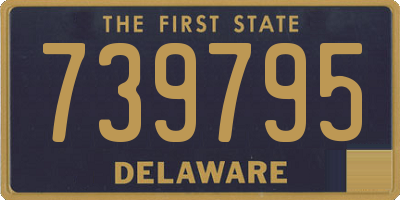 DE license plate 739795