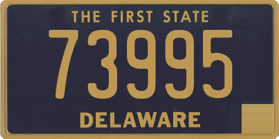 DE license plate 73995