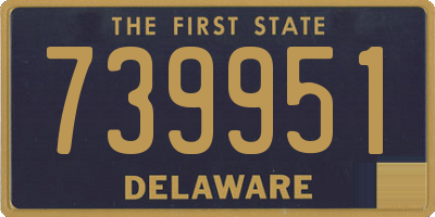 DE license plate 739951