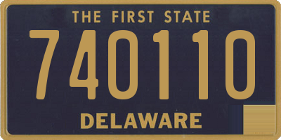 DE license plate 740110
