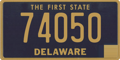 DE license plate 74050