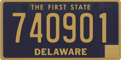 DE license plate 740901
