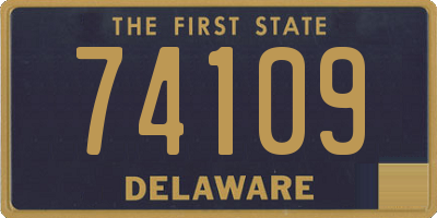 DE license plate 74109