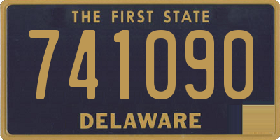 DE license plate 741090