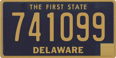DE license plate 741099
