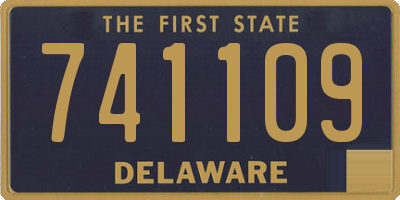 DE license plate 741109
