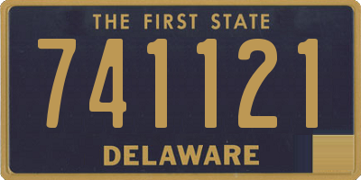DE license plate 741121